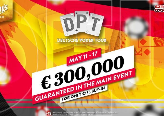King's: Od pondělí na Rozvadově Deutsche Poker Tour €300K GTD