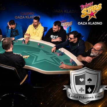 ČPT: Záznam březnového televizního Main Eventu z Rebuy Stars OAZA Kladno