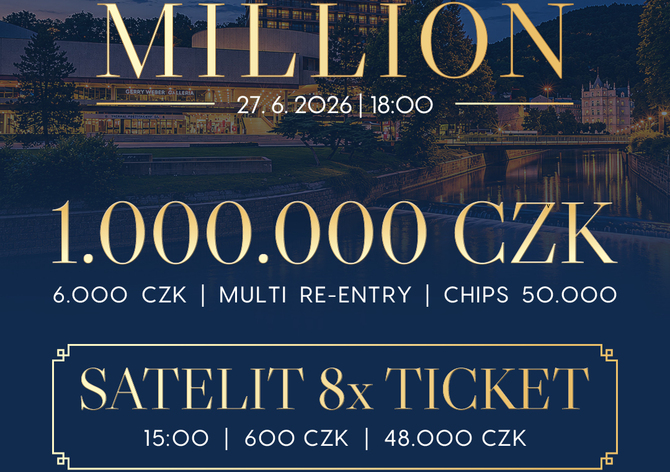 ŽIVĚ: Casino Thermal - Thermal Million - 1M Kč GTD