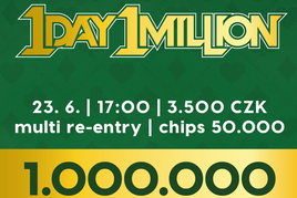 Rebuy Stars Kladno: V úterý v Oaze proběhne turnaj 1Day 1Million