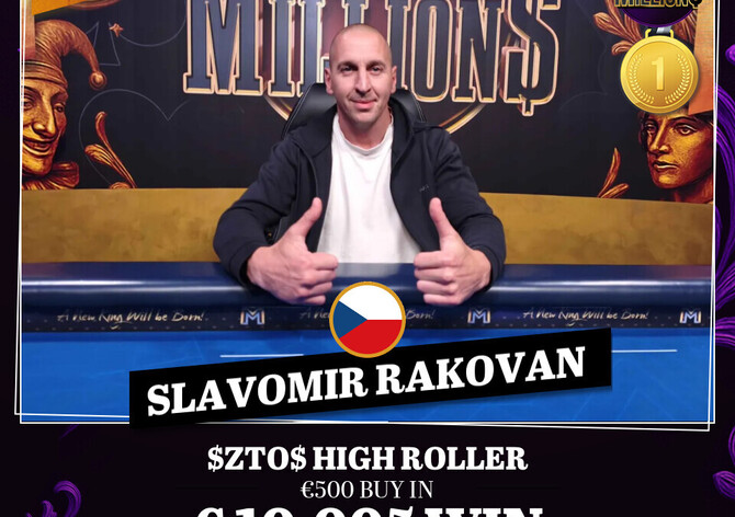 King's $ZTO$: Olda Trávníček a NikiN jsou ve finále ME $ZTO$, Slavomír Rakovan ovládl High Roller