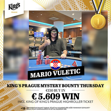 Hilton: Ve čtvrtečním Mystery Bounty eventu dominovali zahraniční hráči, vítězem byl Mario Vuletič