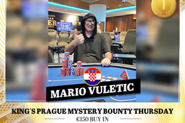 Hilton: Ve čtvrtečním Mystery Bounty eventu dominovali zahraniční hráči, vítězem byl Mario Vuletič