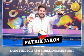 King's LNDA €1M GTD: Patrik Jaroš je šampionem ME La Notte Degli Assi