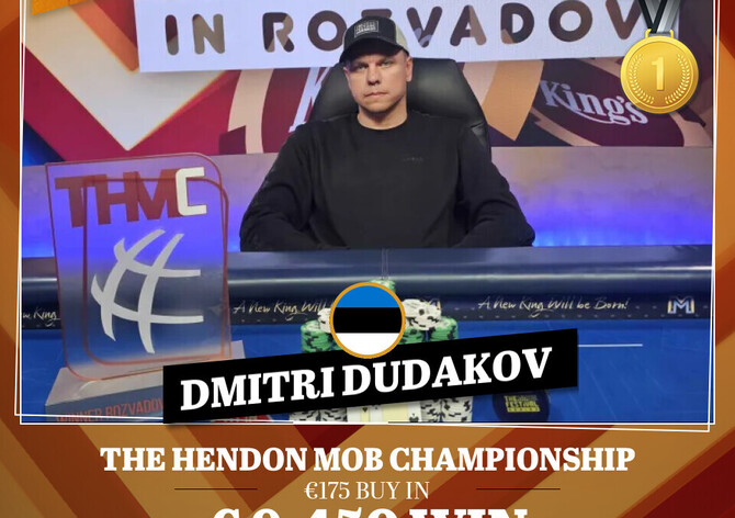 King's: The Hendon Mob Championship s estonským vítězem a rozehrál se také Bounty Hunter Days event