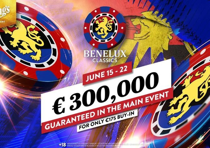 King's: Další pokerovou akcí na Rozvadově je Benelux Classics s Main Eventem €300K GTD