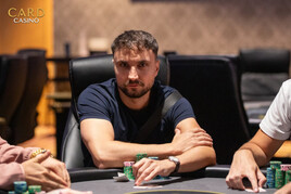 Card Casino Šamorín: Ve středu začal v Cardu Beer Poker Tour €250K GTD, den 1A ovládl Matěj Maceják