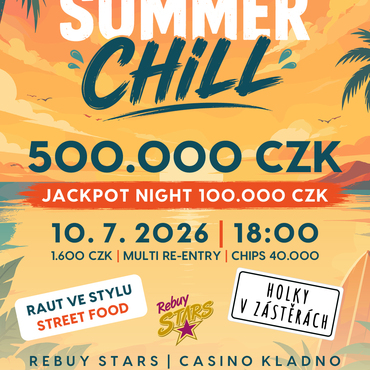 V pátek na Kladně: Street Food, holky v zástěrách a poker o 500.000 Kč!