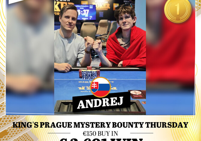 Hilton: Mezinárodní 3-way deal s vítězným Slovákem Andrejem ve čtvrtečním Mystery Bounty eventu