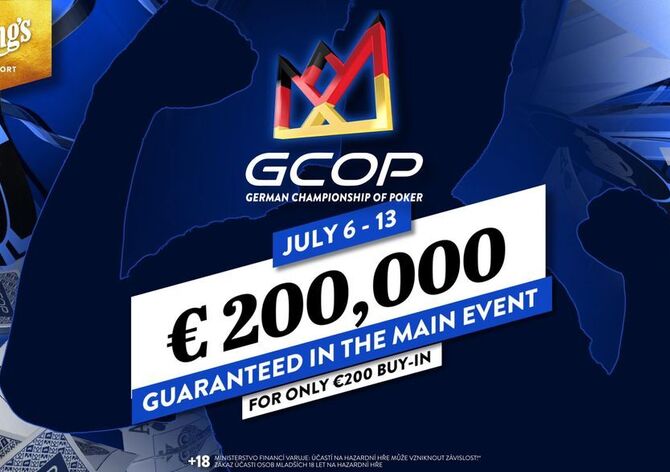 King's: Tento týden na Rozvadově bude ve znamení festivalu GCOP s Main Eventem €200K GTD