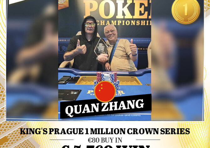 Hilton: Quan Zhang a Mario Vuletič si rozdělili největší část prizepoolu 1 Million Crown Series