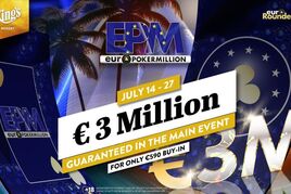King's: Euro Poker Million €3M GTD!