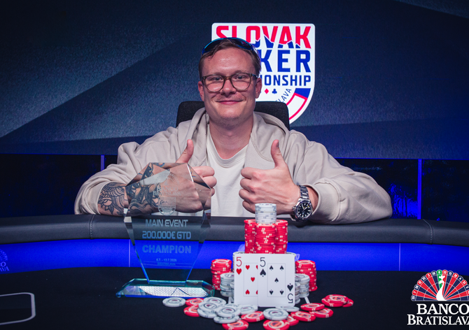 Ve Slovak Poker Championship Main Eventu triumfoval Nilsson ze Švédska za €26.650!