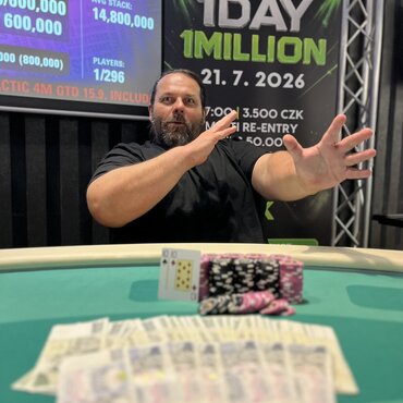 RS Kladno - 1 Day 1 Million - 1M GTD - Negrano vítězem!