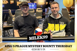 Hilton: V Mystery Bounty eventu zvítězil "Milek99" po heads-up dealu s Richardem Hromčíkem