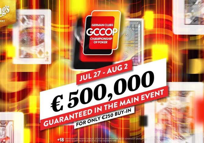 King's: Nabité léto na Rozvadově pokračuje festivalem German Clubs Championship of Poker
