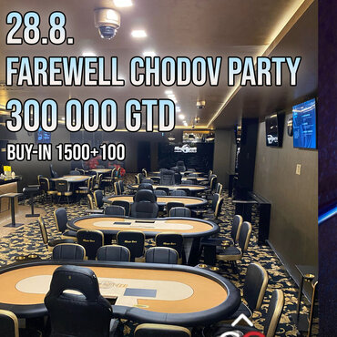 Showdown: Páteční rozlučka s Chodovem a turnaj s garancí 300.000 Kč!