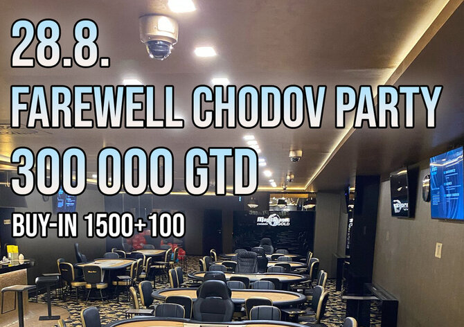 Showdown: Páteční rozlučka s Chodovem a turnaj s garancí 300.000 Kč!