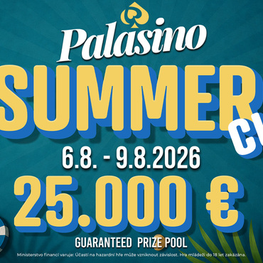 Palasino Summer Cup s garancí €25.000 už příští týden!