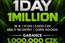 Rebuy Stars Kladno: V úterý se bude v Oaze hrát o 1.000.000 Kč - na programu je 1 Day 1 Million