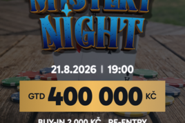 G4G: V pátek v Olomouci Mystery Night 400K GTD, v sobotu pardubický PůlMilion