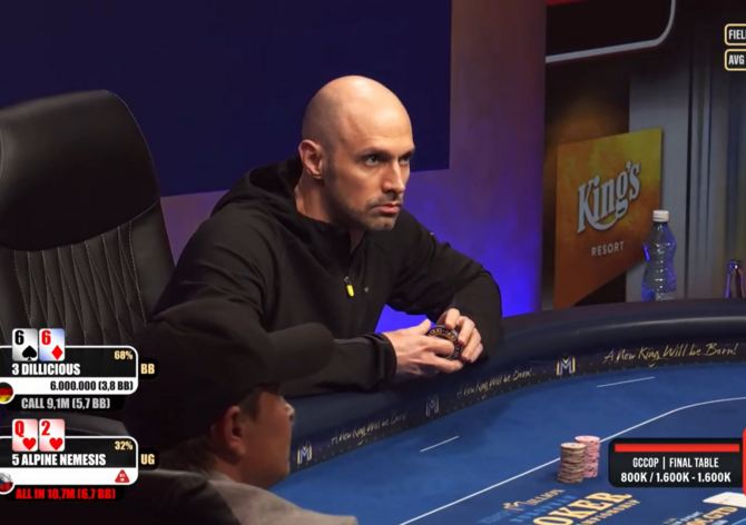 GCCOP €500K GTD: Martin Sládek padl těsně pod stupni vítězů a končí čtvrtý v rámci 4-way dealu