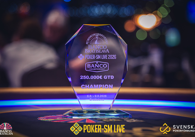 V Banco Bratislava odstartovalo Švédské pokerové mistrovství!