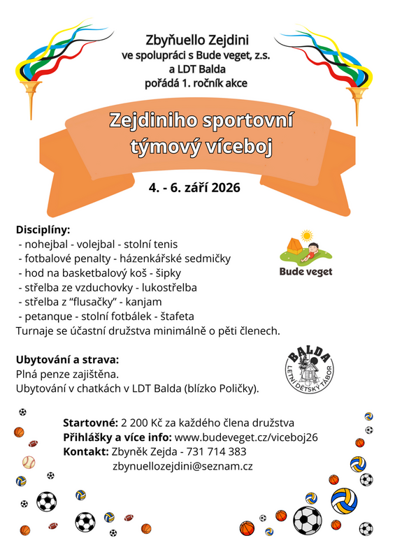 Víceboj 26 letáček Víceboj 26 letáček