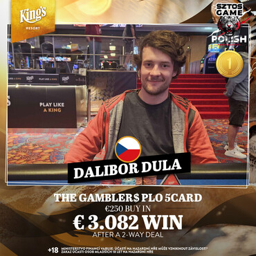 King's PPM: Po dvou flightech zatím chybí CZ postup v Main Eventu, Dalibor Dula ovládl PLO 5Card