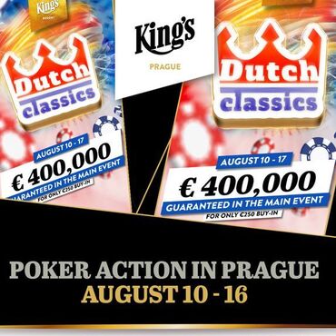 Hilton: Klasický turnajový týden včetně jednoho flightu Dutch Classics €400K GTD!