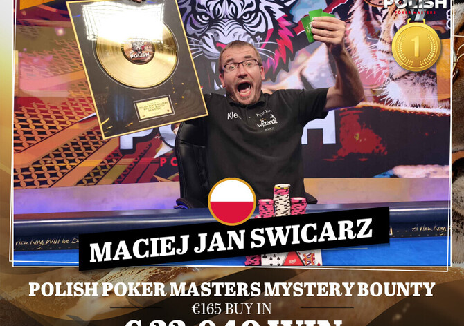 King's: Polish Poker Masters má polského vítěze, stal se jím Maciej Swicarz