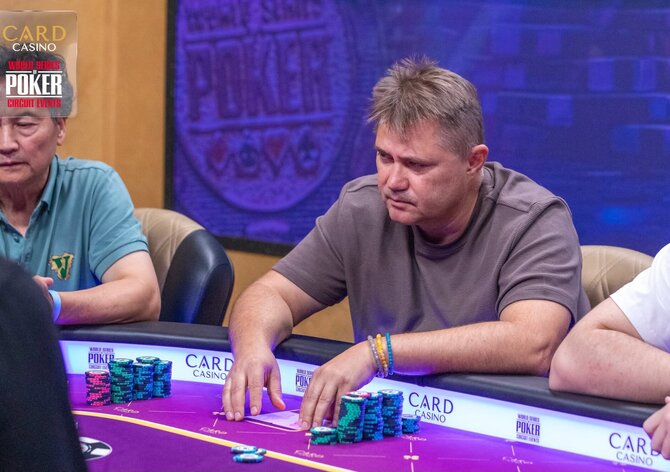Card Casino - Grand Prix €100K GTD: Po dni 1A jde na chiplead Maksym Ronshyn