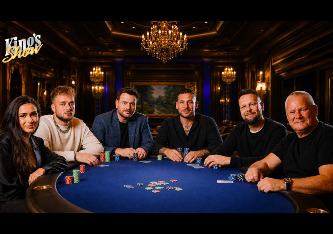 King's Show:  Jiří Kajínek ovládl pokerový stůl! 