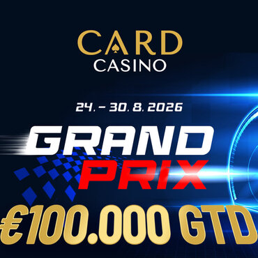 Card Casino Šamorín: V úterý se v největším slovenském kasinu rozehraje event Grand Prix €100K GTD