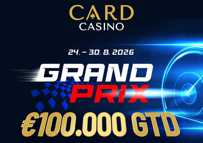 Card Casino Šamorín: V úterý se v největším slovenském kasinu rozehraje event Grand Prix €100K GTD