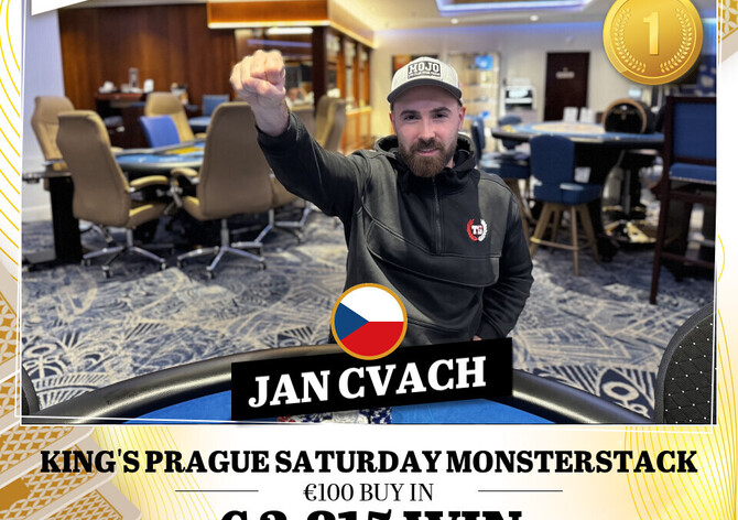 Hilton: Jan Cvach zvítězil v sobotním Monsterstacku