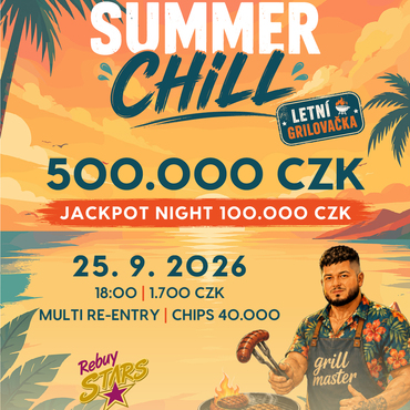Rebuy Stars Kladno: Poslední Summer Chill - Grilovačka v pátek v Oaze