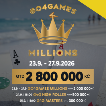 Olomouc: Konec září s G4G Millions s garancí 2.800.000 Kč!