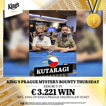 Hilton: Český hráč "Kutaragi" zvítězil ve čtvrtečním Mystery Bounty eventu