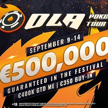 King's: Ola Poker Tour s Main Eventem €400K GTD od středy na Rozvadově