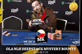 King's Ola Poker Tour: Jeden sobotní flight ovládl "Vian Boss" a v Deepstacku kraloval "MK"