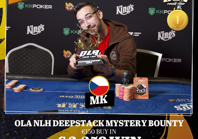 King's Ola Poker Tour: Jeden sobotní flight ovládl "Vian Boss" a v Deepstacku kraloval "MK"