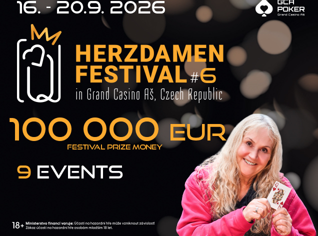 GC Aš: Od středy v Grand Casinu Herzdamen Festival s celkovou garancí €100K