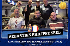 King's Million EPC: Pepa G. účastníkem 7-way dealu ve finále Senior Eventu, 8 CZ postupů v Mini ME