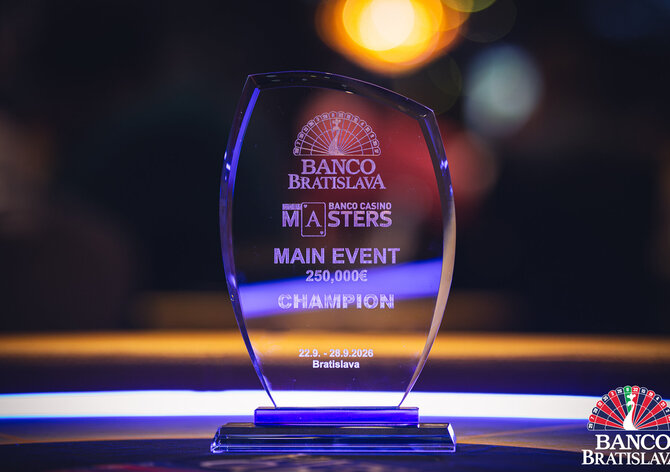 Banco SK: Masters €250K GTD pokračoval dalšími startovními flighty