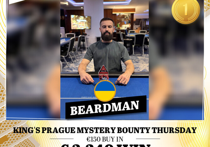 Hilton: Ukrajinec "Beardman" ovládl Mystery Bounty event, Křivánek a "beerguideprague" byli v top 3