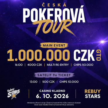 ČPT: V úterý na Kladně o milion, kvalda o devět vstupenek jen za 500 Kč