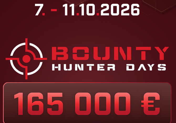 GC Aš: Od středy v Aši další vydání oblíbených Bounty Hunter Days s celkovou garancí €165K!