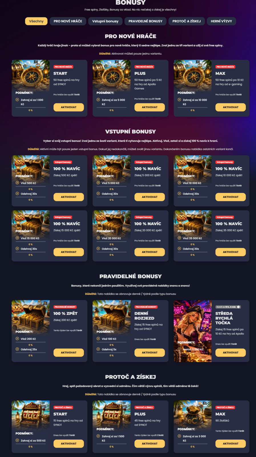 Casino Bonusy - nový hráč nabídka Casino Bonusy - nový hráč nabídka