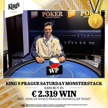 Hilton: Sobotní turnajovou klasiku, Monsterstack, ovládl český hráč s nickem "WP"